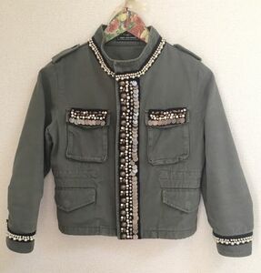  Grace Continental * equipment ornament military jacket khaki 