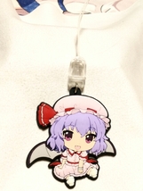 東方project レミリア ぺたん娘 ラバーストラップ グッズ 紅魔郷 上海アリス幻樂団_画像2