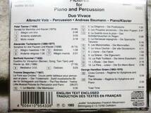 CD　PICTURES FOR PIANO & PERCUSSION/デュオヴィヴァーチェ_画像2