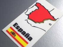 M1■スペインMAPデザインステッカー2枚set■ヨーロッパ 国旗 スーツケースに EU(1)_画像2