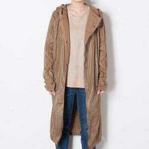  beautiful goods NICHOLAS K Nicholas military nylon coat khaki XS