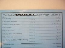 「coral best of doo wop」LP ロカビリー_画像2