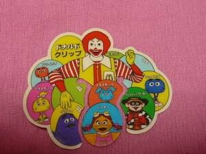 激レア！マクドナルドキャラクター ドナルド クリップ(非売品)☆