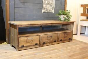 Телевизионная доска ручной работы 120 * Коричневая подставка для телевизора