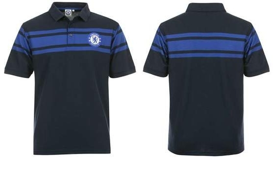 Chelsea Striped Polo M UK輸入品 チェルシー プレミア サッカー