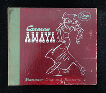 ◆SP盤 ◆3枚組 ◆CARMEN AMAYA/FLAMENCO ◆DECCA 米_画像1