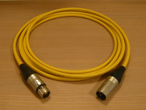 * быстрое решение BELDEN 8412 XLR кабель желтый 1.5m NEUTRIK (L.R идентификация отделка возможно ) *