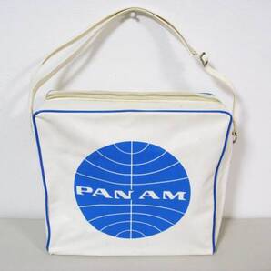 1960年代 中古 パンナムバッグ(Pan Am)正方形 白色(女性用) #263