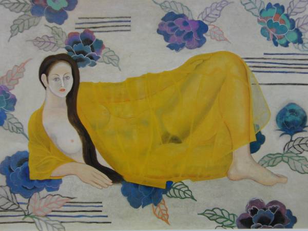 Hamada Taiji, Gaze, Meister, Portrait einer schönen Frau, Großformatiges Luxus-Kunstbuch, Hochwertige Rahmung, Malerei, Ölgemälde, Porträts