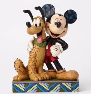  фигурка * Mickey Pluto Disney Traditions