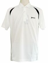 スリクソンゴルフ 春夏モデル SRIXON 半袖ポロシャツ 50％ＯＦＦ（Ｌ寸）ホワイト_画像1