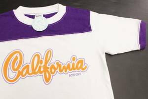 HTS03ボースポーツL切り返しCaliforniaカリフォルニア 日本製 クラシック サーフ スタイル 湘南 半袖TシャツBO SPORT