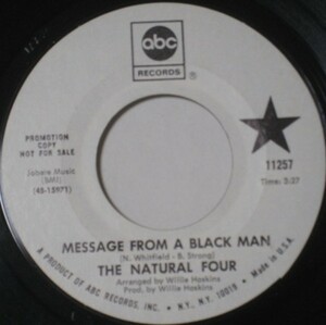 Natural Four - Message From A Black Man - ABC ■ soul funk