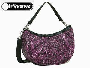 ♪新品♪LeSportsac 8058 Small Veronica♪D654 Violet Cheetah