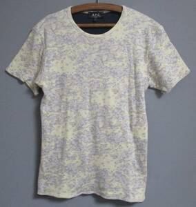 [ France made!]A.P.C. A.P.C. * camouflage manner double faced T-shirt *M