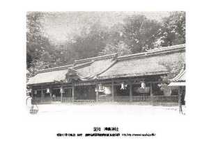即落,明治復刻絵ハガキ,愛知,愛知,津島神社1枚,100年前の風景
