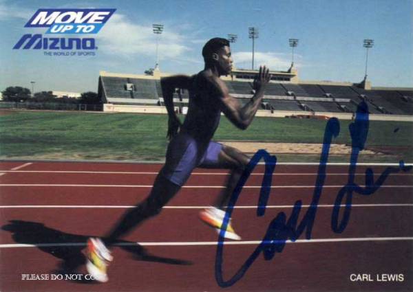 オリンピック　陸上　短距離　カール・ルイス　証明書付き　 　直筆サイン入りフォト Carl Lewis カール・ルイス 直筆サイン入り写真認証COA付
