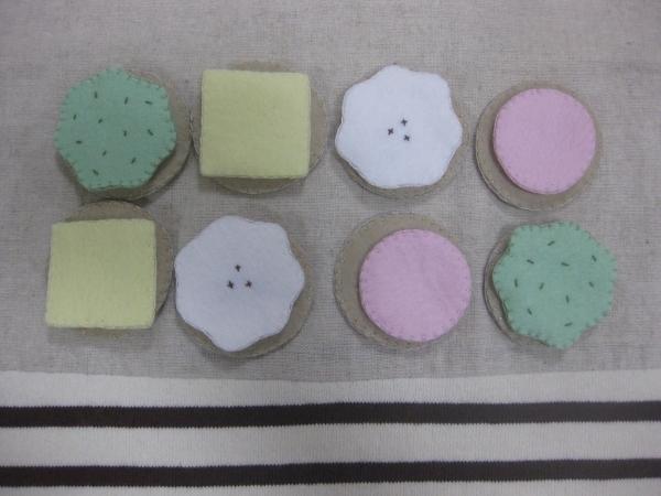 カナッペ ハンドメイド フェルト ままごと