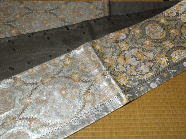 正絹 新品同様 袋帯 美品 -六通-