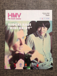 *Kajihideki Hidetoshi Kaji Miniskirt Flyer HMV 97