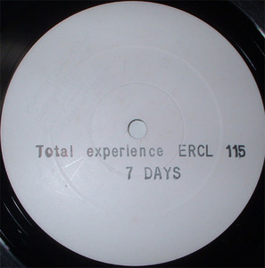 White label Total Experience? 7 days? Italo disco! 1990頃 女性ヴォーカル ユーロビート