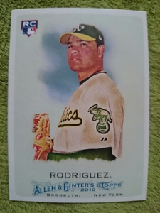 ★RC ルーキー HENRY RODRIGUEZ TOPPS ALLEN & GINTER'S 2010 MLB ROOKIE CARD カード OAKLAND ATHLETICS ヘンリー・ロドリゲス