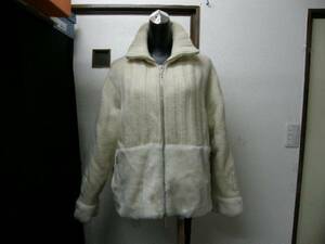 #42 Castelbajac .. boa knitted Zip up size 40 prompt decision : large size * man. person 