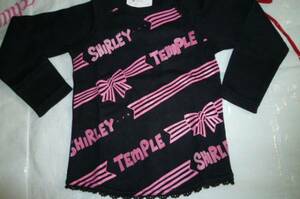  new goods Shirley Temple Logo ... long sleeve T shirt 110cm