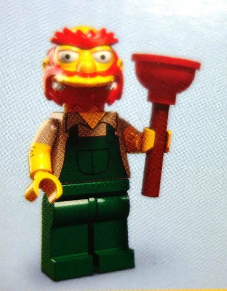LEGO レゴ ミニフィグ シンプソンズ 庭師のウィリー 71009