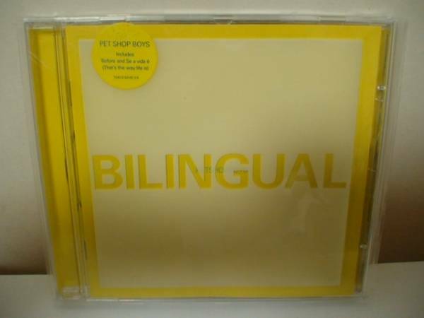 CD PET SHOP BOYS bilingual