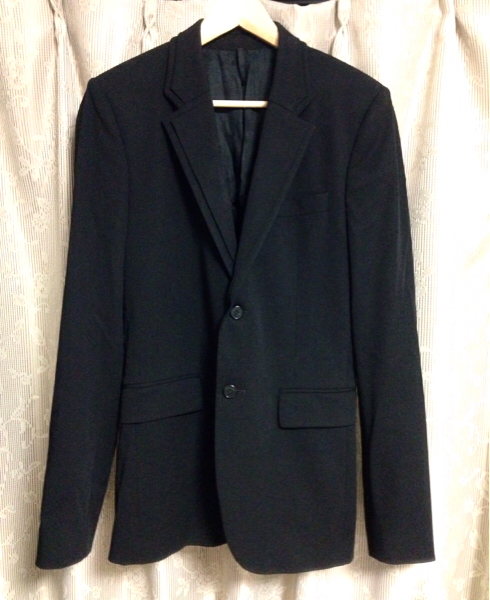 GIVENCHY ダブルラペル ウールジャケット 44 正規 ティッシ コート 黒