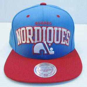 CA998)MITCHELL&NESS「QUEBEC NORDIOUES」スナップキャップ