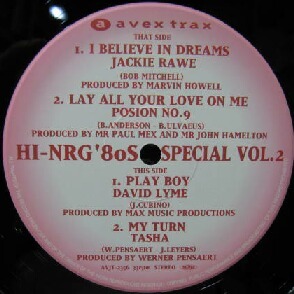 %% HI-NRG '80S SPECIAL VOL. 2 (AVJT-2356) ピンク PLAY BOY * MY TURN * DAVID LYME * LAY ALL YOUR LOVE ON ME / POSION NO.9 他 Y8