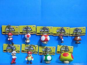 [ free shipping ] new super Mario key holder 9 kind set 