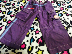 [K.L.C] purple cargo pants!~SS~