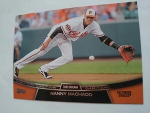 ★インサート MANNY MACHADO TOPPS 2013 CHASE IT DOWN MLB WBC ドミニカ DOMINICAN マニー・マチャド BALTIMORE ORIOLES オリオールズ