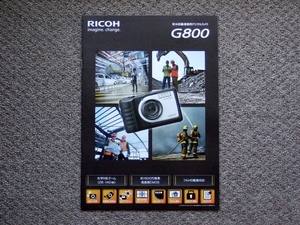 [ catalog only ]RICOH G800 2014.09 inspection GR WG PENTAX