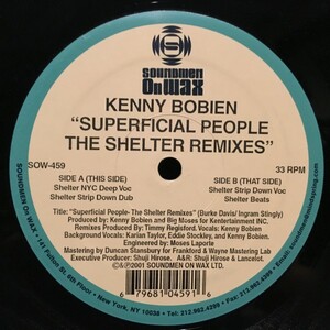 Kenny Bobien / Superficial People (The Shelter Remixes)