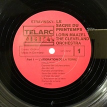 ◇STRAVINSKY / LORIN MAAZEL CLEVELAND ORCH◇TELARC 米_画像3