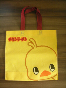  эко-сумка chi gold ramen цыпленок не использовался не продается . тканый . san нетканый материал большая сумка птица /(5)