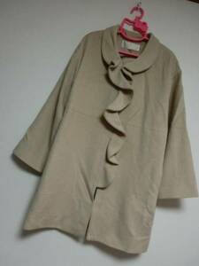  beautiful goods * Citrus Notes cITRUS nOTES* Anne gola63% frill coat * size 36* color is beige 