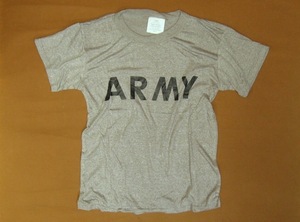 米軍タイプARMY半袖TシャツSグレー§lovev§ts§ミリタリー