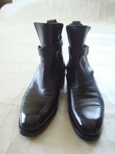 ZINTALA джодхпур ботинки size391/2 Gin ta-la Lattanzi мужской черный (p)