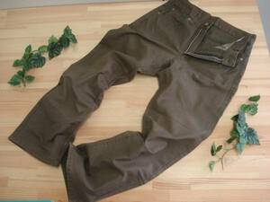 *MEN'S BIGI RAD MESS men's Bigi Lad female * cotton pants S khaki 