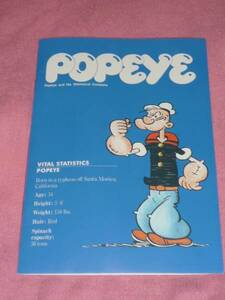 ☆激レア！カワイイ♪ ＰＯＰＥＹＥ ポパイ 写真アルバム☆