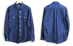  new goods #SHIPS[ Ships ] navy Limo nta nylon shirt XL