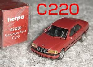 1/87メルセデス ベンツC220(W202)レッドメタMercedes Benz herpa