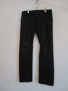 globalrythmeessence black chino pants (USED)10916②