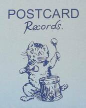 【新品】Postcard Record Tシャツ Sサイズ ネオアコ ギターポップ ネコ バンドT シルクスクリーンプリント_画像2