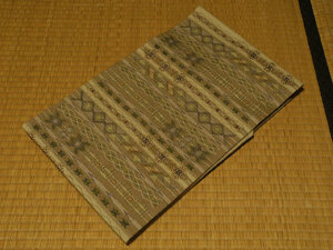 .. mountain flower woven .. end . new goods not yet have on proof document tailoring ending Nagoya obi 